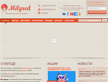 Tablet Screenshot of milgred.net